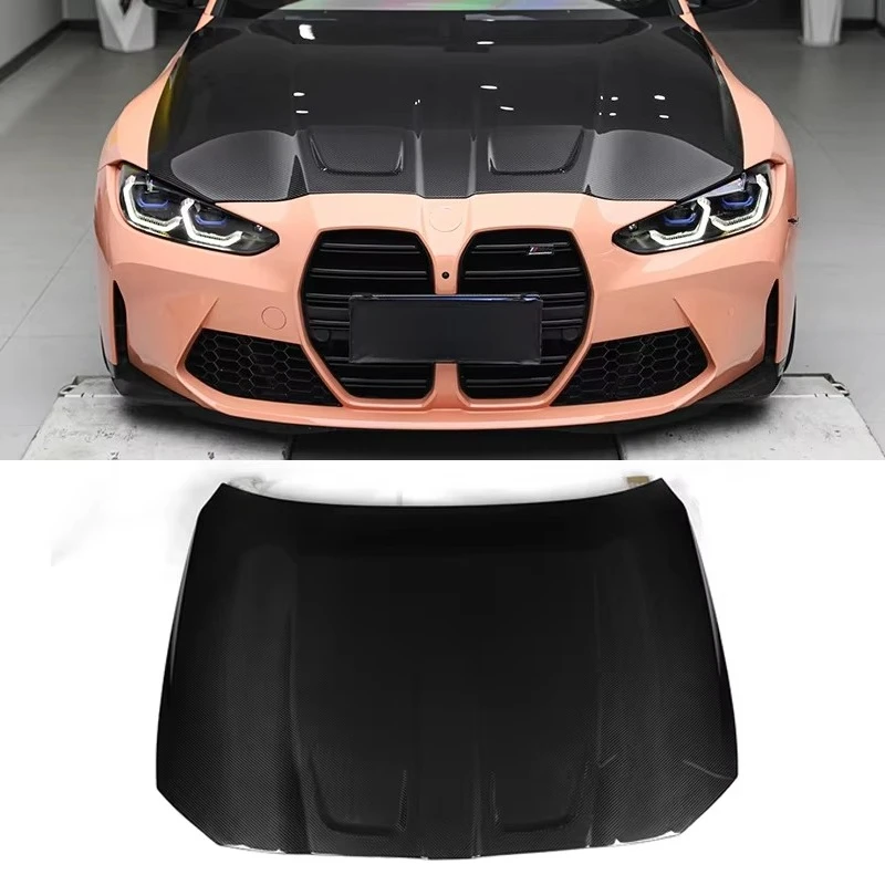 

Dry Carbon Fiber Car Body Kit Engine Hood Cover for G80 M3 M4 G82 G83 Carbon Fiber Hood OEM Style Bonnet