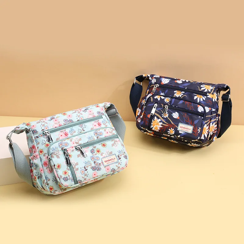 Nowa modna torba podróżna na ramię Wszechstronny plecak Duża pojemność Casual Printed Crossbody Bag вязаная сумка