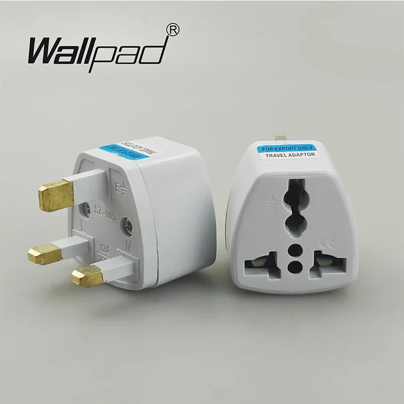Adaptador de viaje estándar británico Universal para Hong Kong, Singapur, Malasia y países, convertidor eléctrico Compatible