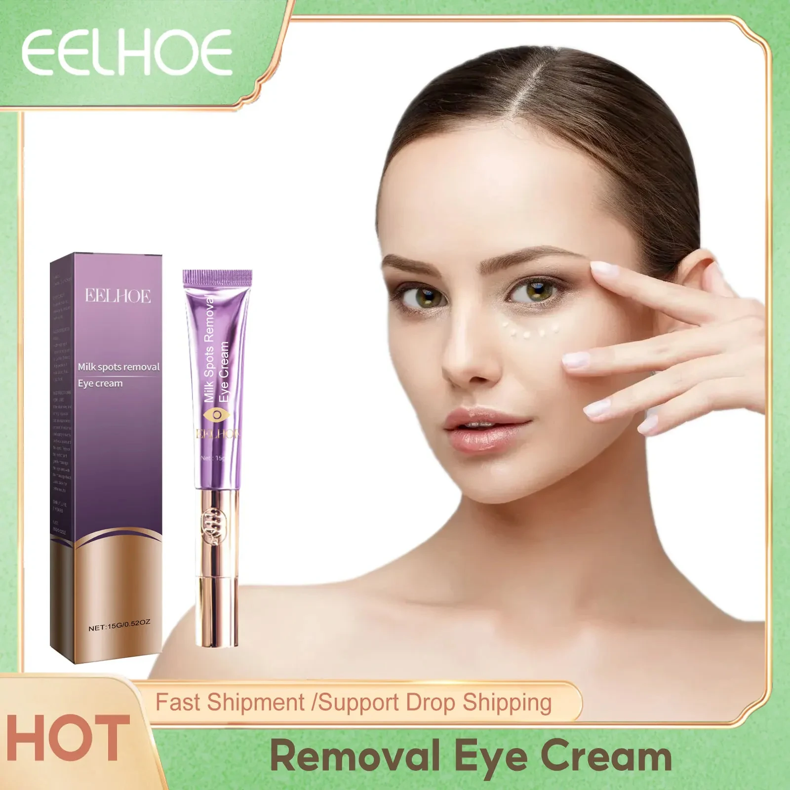 Crema para ojos antiojeras y bolsas, reparación rápida de arrugas, firmeza hidratante, mejora la hinchazón de los ojos, masajeador, productos para el cuidado de los ojos