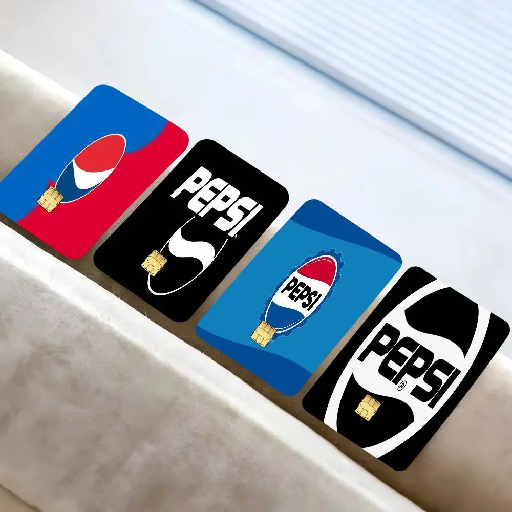 LOGO P-eP-S-i  Diy Credit Debit Card Sticker Party Sticker Decoration Waterproof Small Chip Card Skin Sticker
