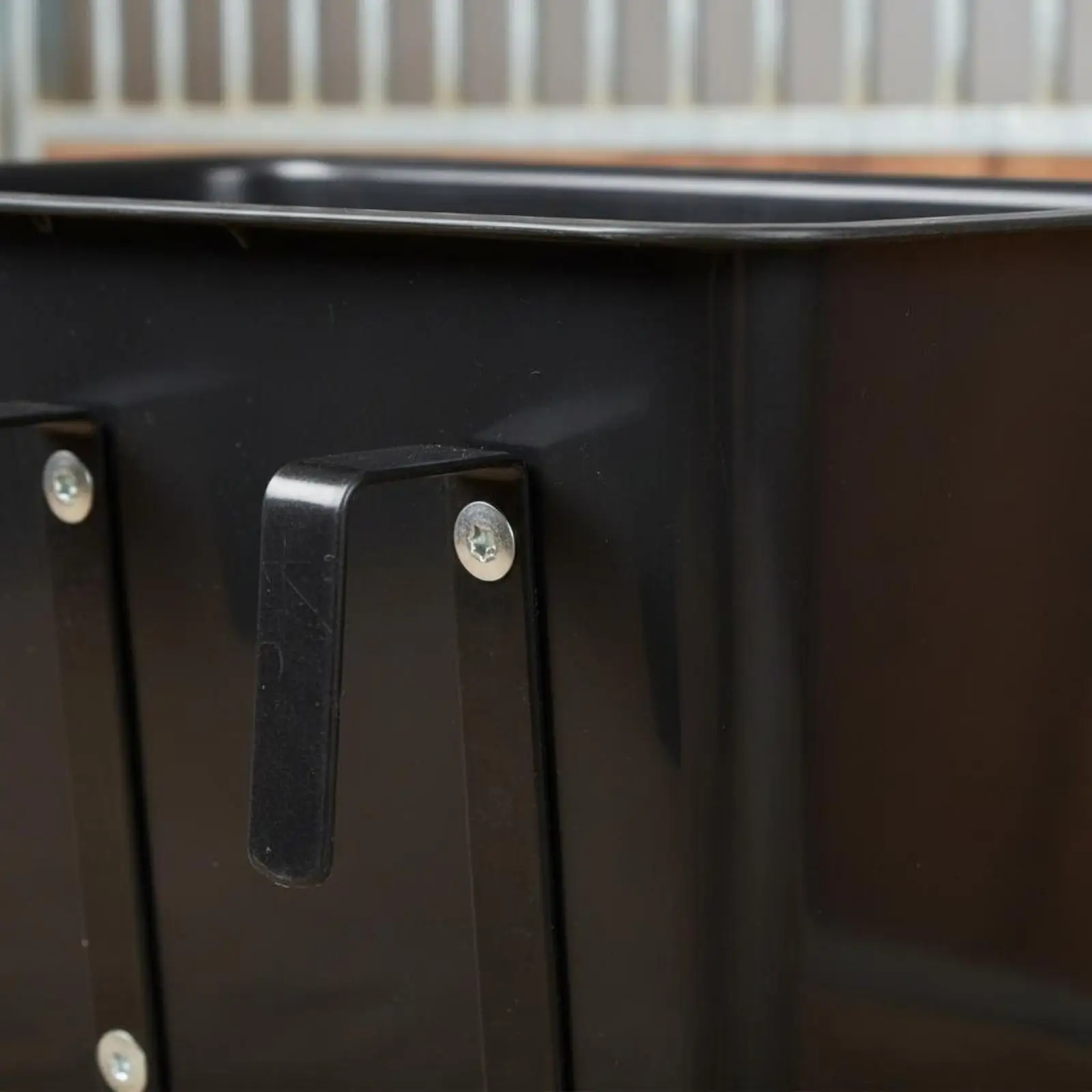 Horse Feed Organizer Barn Stable Feed Container Deep Rectangular Bucket for Livestock Feeding Supplies