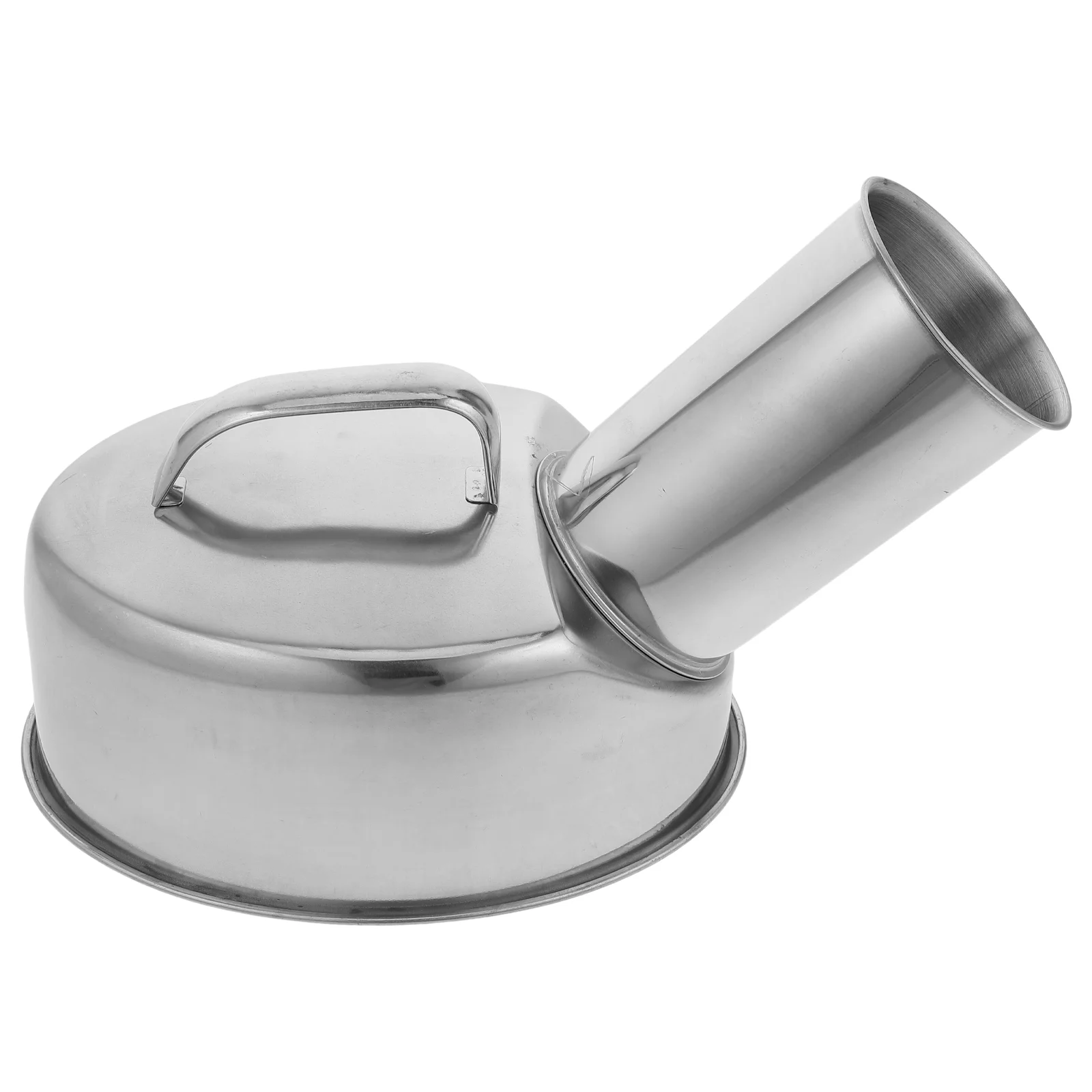 

Portable Stainless Steel Urinal Male Urine Bottle Smooth Mouth Hospital Bedside Spill Proof Urinals For Men Bathroom Fixture