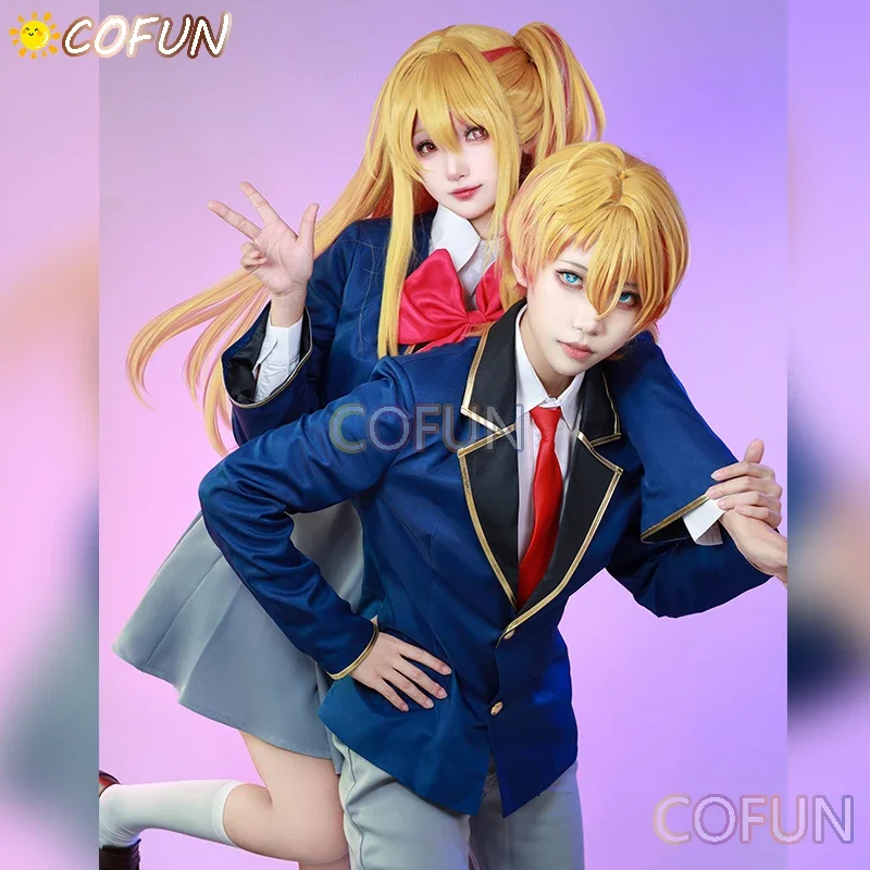 COFUN OSHI NO KO Hoshino Rubii/Hoshino Aquamarine/Arima Kana Cosplay Costume And Wig Outfits Uniform Women Men Dress