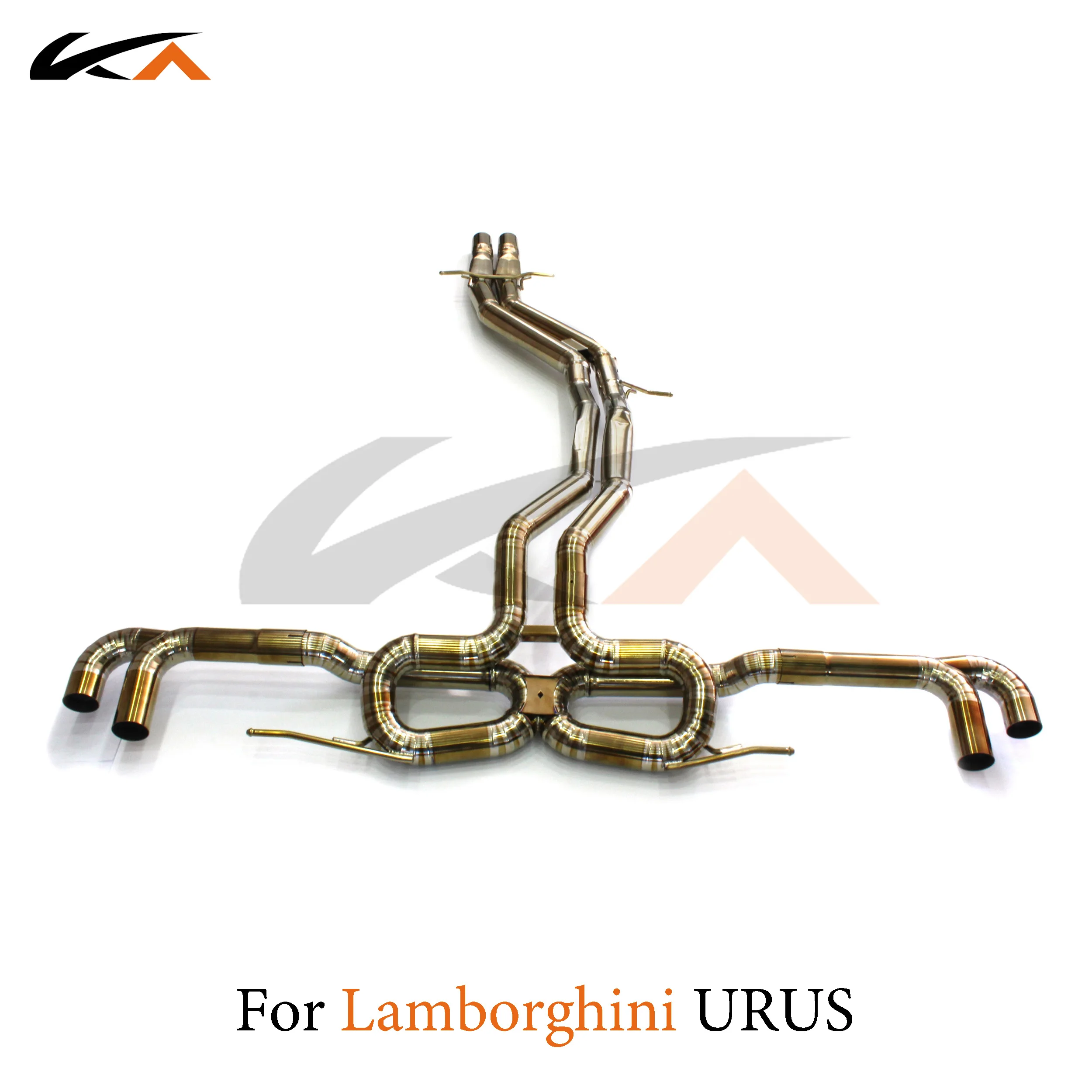 

KA Tuning exhaust system parts titanium alloy catback for Lamborghini Urus 4.0 rear section performance straight pipe