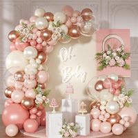 126 Pcs Dusty Blue and White Arch Kit Include Macaron Balloons for Valentine's Day Wedding Birthday Baby Shower Bridal