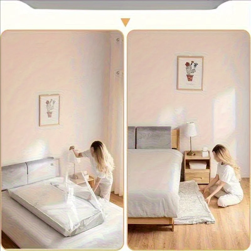 كيس ضغط مفرغ كبير جدًا - 39.37 × 86.61/70.87/59.06 بوصة لتوفير المساحة في المنازل والمهاجع عند النقل. #6