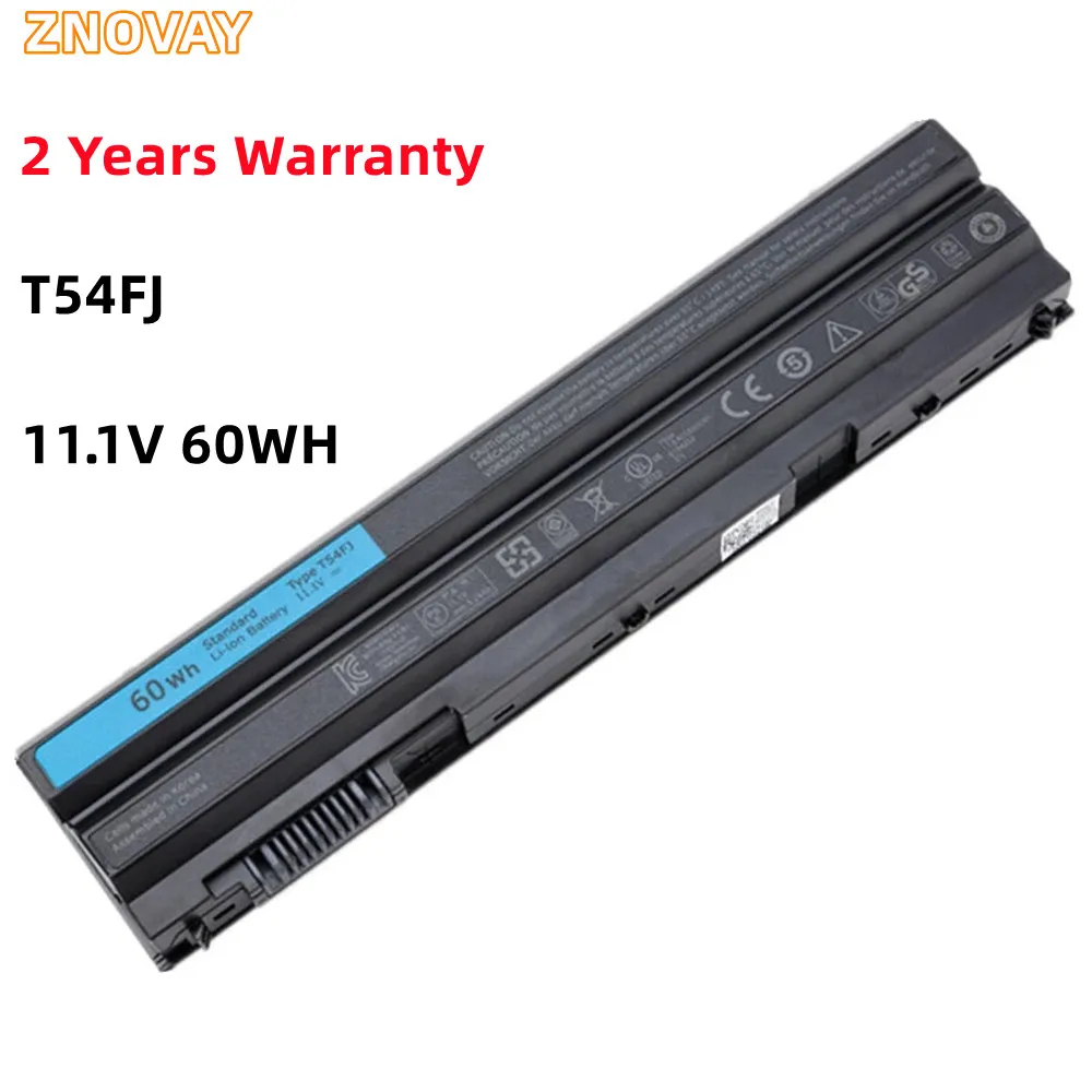 

11.1V 60WH T54FJ Laptop Battery for DELL Latitude E5420 E5430 E5520 E5530 E6420 E6520 E6430 E6440 E6530 E6540 Notebook