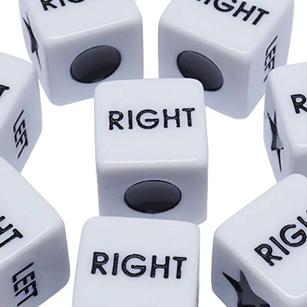 مجموعة ألعاب النرد المركزي الأيسر الأيمن 3 نردات 36 مجموعة ألعاب النرد صندوق ألومنيوم ملحقات نرد الألعاب للترفيه #6