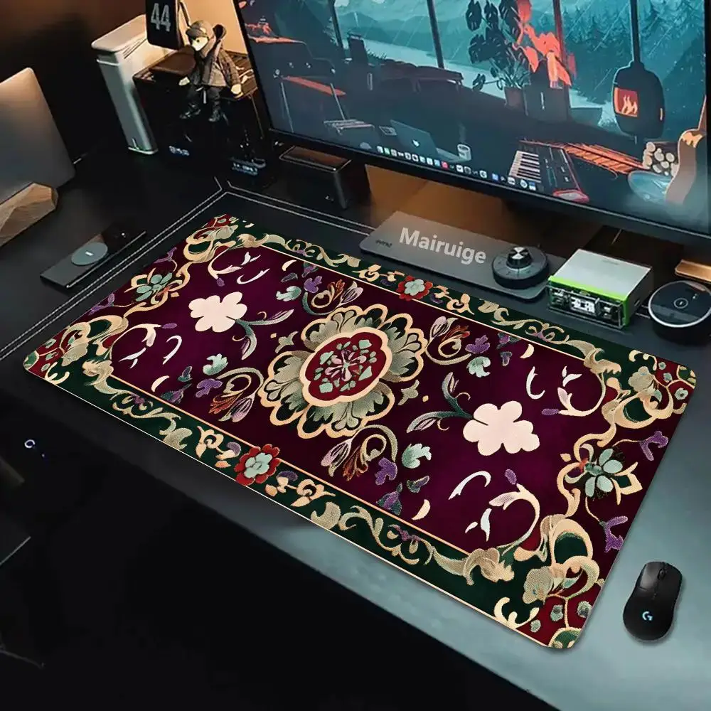 New Persian carpet Mouse Pad Gamer Office Accessories Pc Cabinet Games Desk Mat Computer Desks Keyboard Gaming Mats