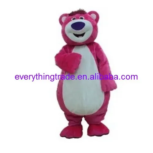 

New Adult Cute Fashion Bear Pink Mascot Costume Adult Birthday Party Fancy Dress Halloween Cosplay Outfits Clothing Xmas