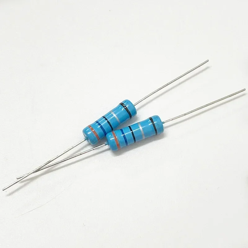10 peças 3w resistor de filme de metal 1% resistor de potência 0r-10m 2 3.3 4.7 10r 47 68 100 220 360 470 ohm 1k 2.2k 10k 22k 47k 4.7k 100k 10m