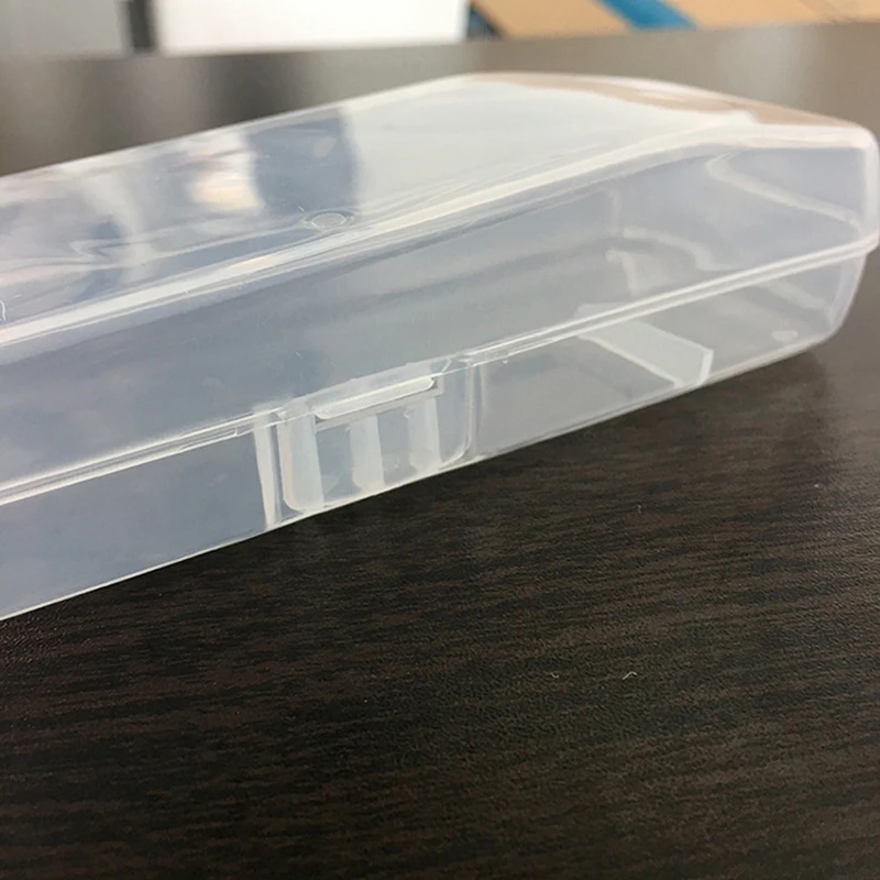 Estuche de plástico transparente para afeitadora de viaje, soporte para MANGO para recortadora de pelo Manual, limpieza portátil del hogar, caja a prueba de polvo