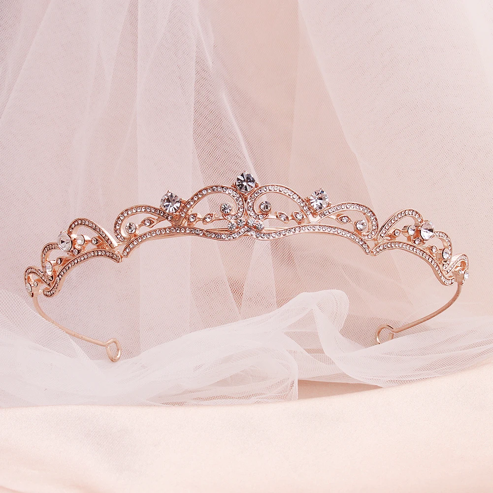 Miallo Newest Baroque Wedding Tiaras and Crowns Bridal Hair Jewelry Accessories Headpieces Princess Tiaras Diadem for Women