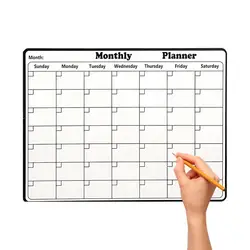 Magnetic Fridge Calendar Dry Erase Whiteboard Calendar For Refrigerator Dry Erase Magnetic Planning Board Dry Erase Family