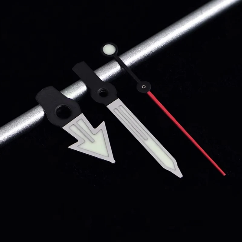 Mod Argento Rosso SKX007 C3 Lancette dell'orologio super luminose per SKX007 SRP777 Orologio subacqueo NH35 NH36 Movimento