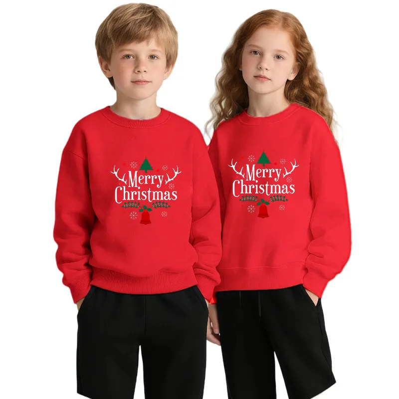 

Spring/autumn Christmas Baby Girl Minnie Sweatshirt Loose Long Sleeve Tops Cartoon Children Hoodies Pullovers Boys Clothes