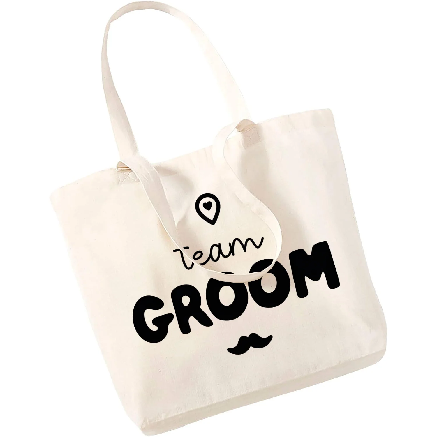 Ladies Shoulder Bags Popular Printed Tote Bags Team Groon Single Party Casual Foldable Shopping Bag Linen Bag Outdoor Beach Bag