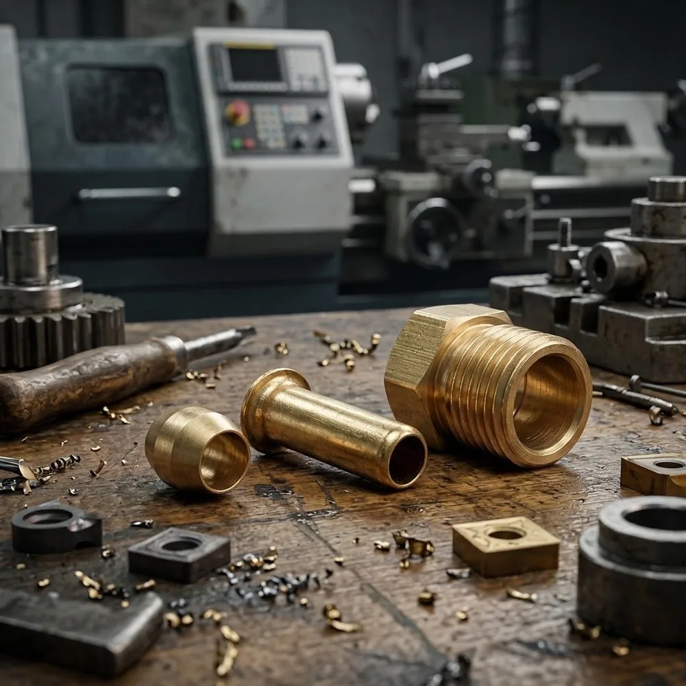 Double Cone Clamp Kit Brass 4mm Oil Pipe Fitting For CNC Lubrication System Copper Aluminum Nylon Tube Connector Set