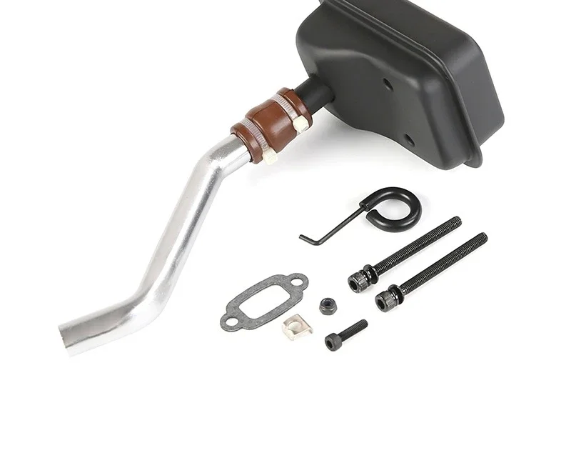 TAOMetal Muffler or Exhaust Pipe Kit for Zenoah CY ROVAN TSRC XJM FLMLF 23CC-36CC Engine for 1/5 HPI ROFUN KM BAJA LT FG RedCat