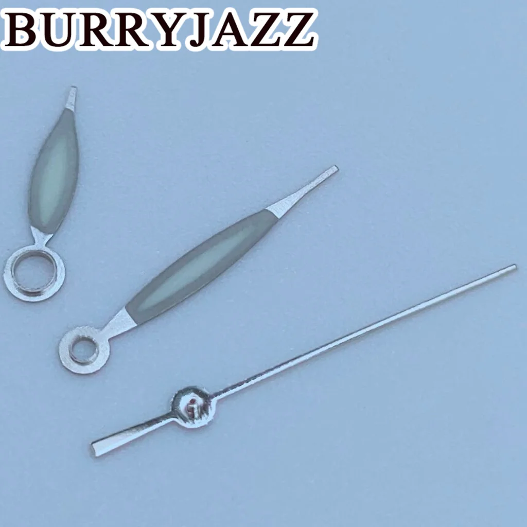 BURRYJAZZ NH35 NH36 NH38 7S26 7S36 4R35 4R36 Watch Hands Silver Gold Rose Gold Hands Green Luminous