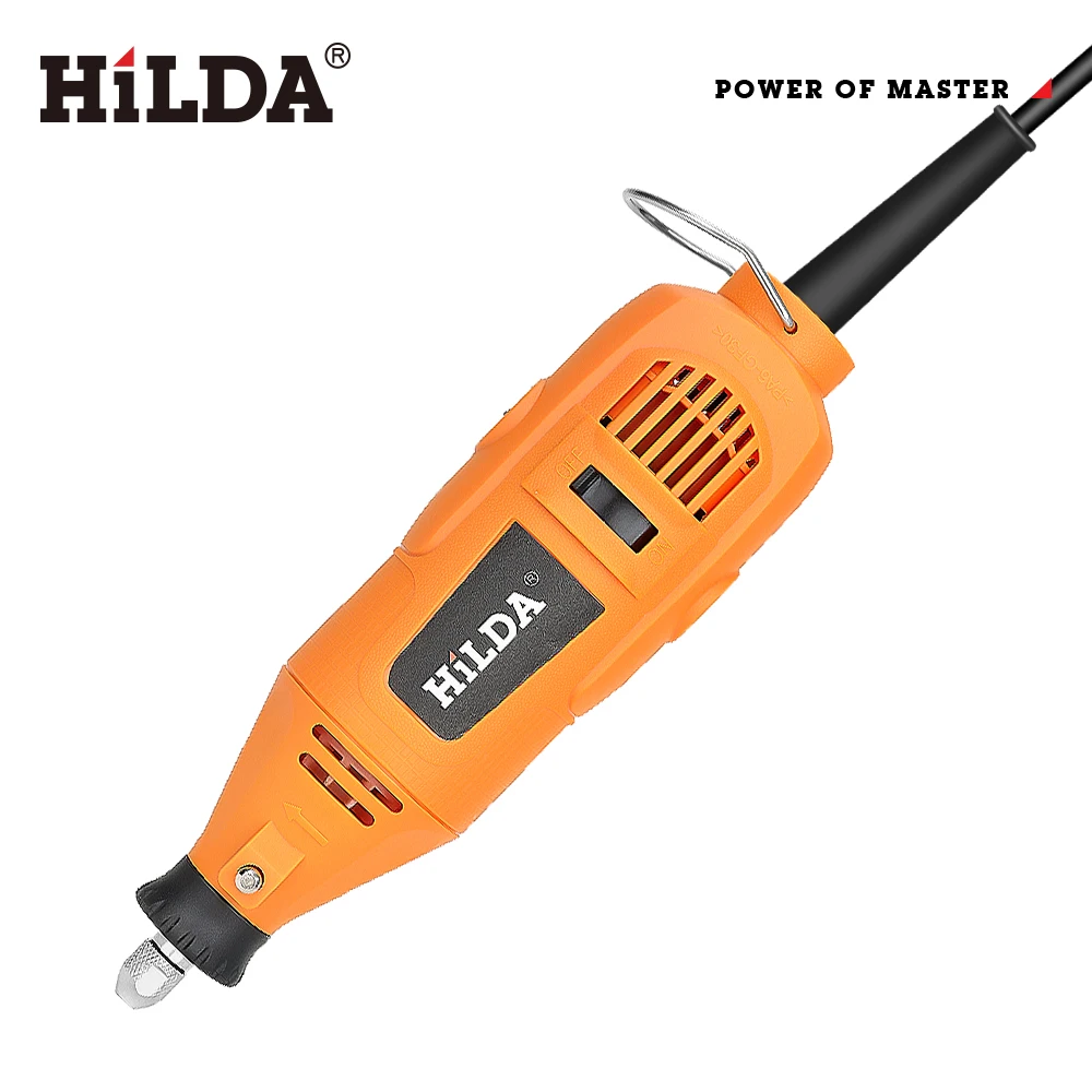 HILDA 500W Groene Graveur Elektrische Boor 6-Positie Variabele Snelheid High-Power Houtbewerking Roterende Gereedschap Set Grinder polijsten