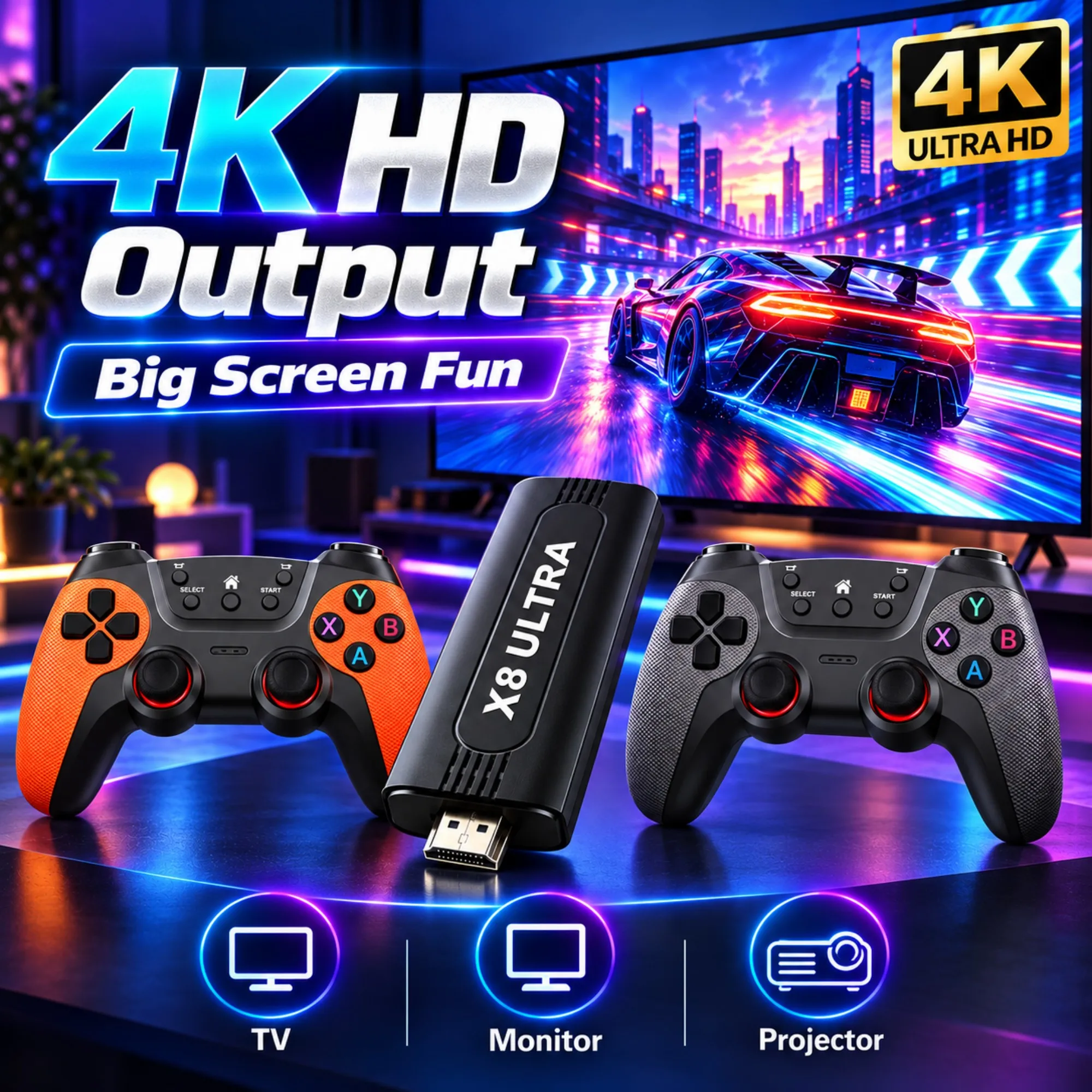 X8 Ultra 4K Console di Gioco T - Retro Gaming Hdmi Stick recensione e prezzo