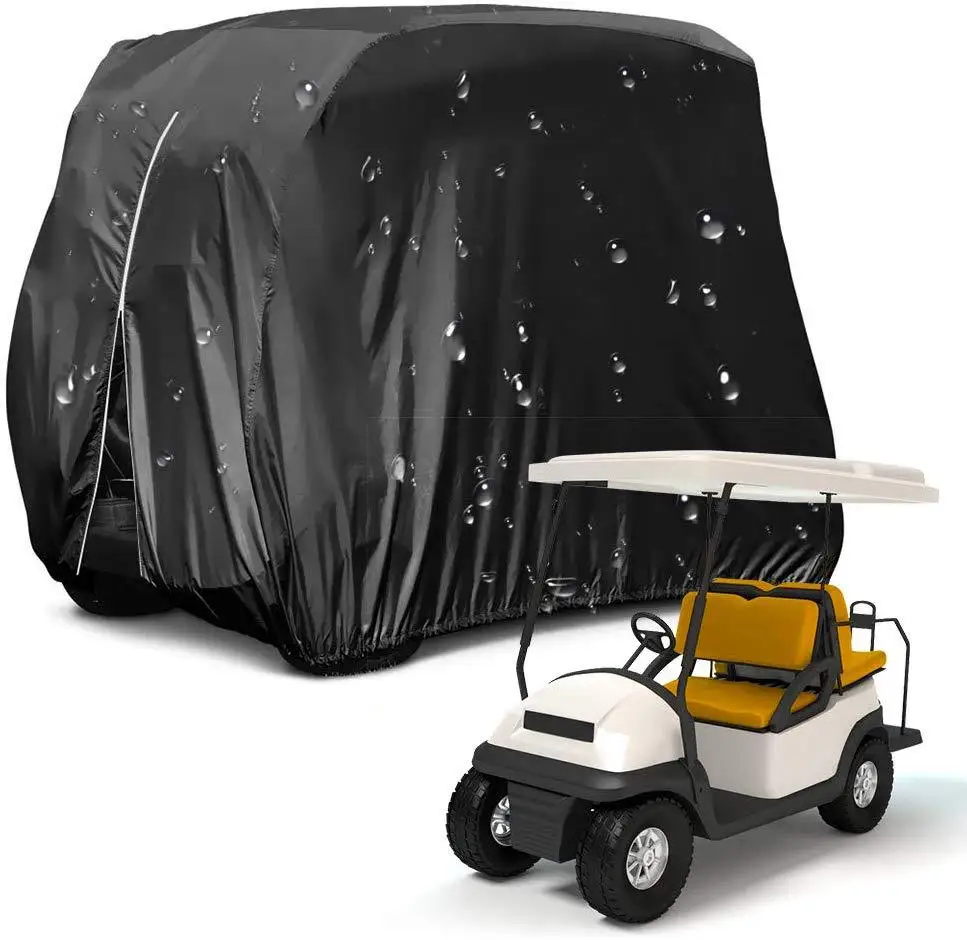 

Golf Car Cover 4 Seats Waterproof Rain Proof Dust Cover