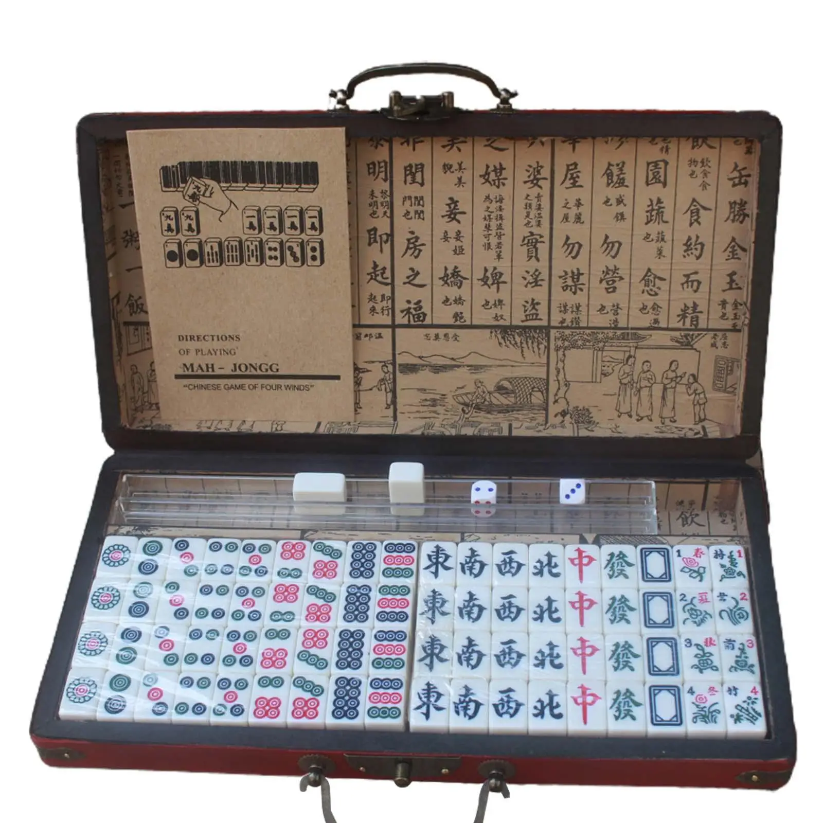 Traditional Chinese Mahjong, Family Mahjong Game, Traditional Games Portable