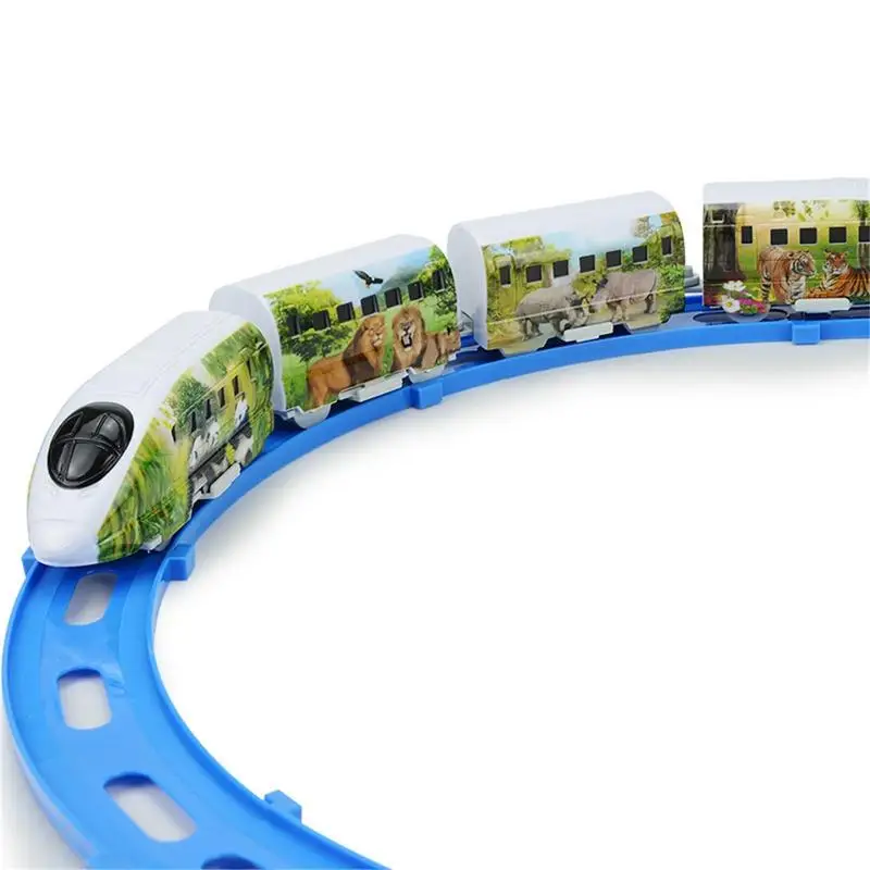 Ensemble de jouets de train électrique pour enfants, piste de voiture sûre et inoffensive, cultiver l'explosion pour le temps en famille