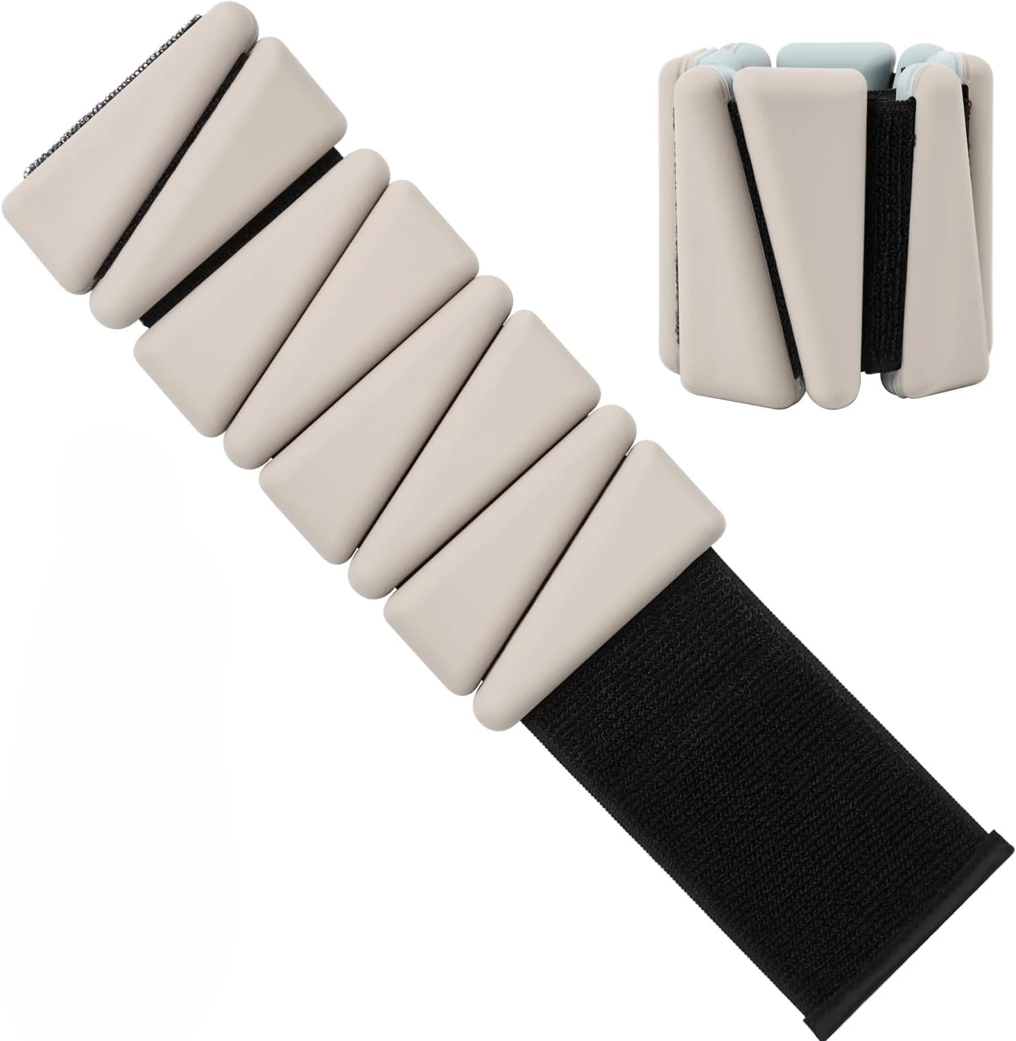 

Wrist Ankle Weights Set of 2(2 lb/4 lbs Each) Adjustable Weights Training Intensity for Strength Training