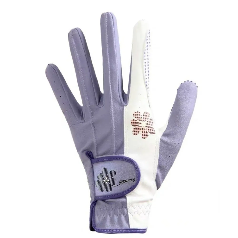 

A Pair Anti-slip Golf Gloves Enhanced Grip Wear-resisting Women’s Golf Glove Soft Flex Breathable Ladies Golf Gloves