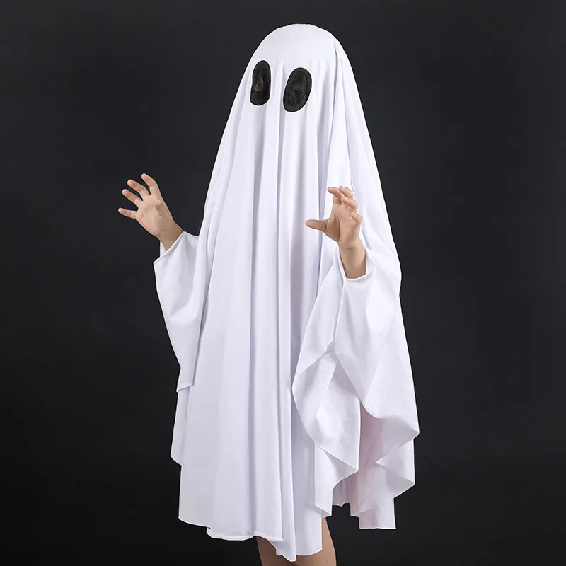 Capa de fantasma de Halloween para adultos, disfraces de Anime No Face, ropa de rol para hombre, vestido de fiesta de Helloween, elfo de terror