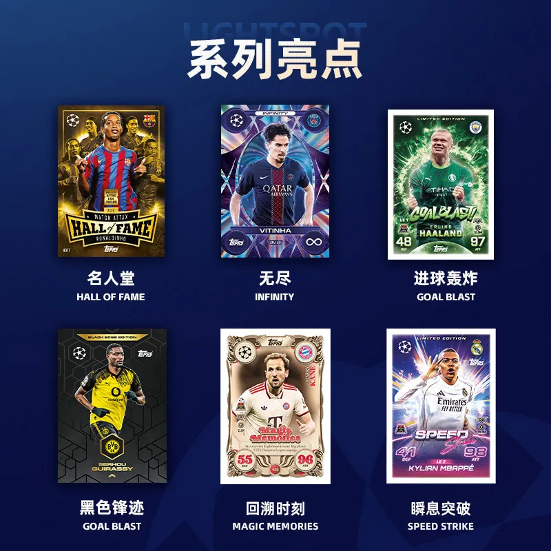 

2025-26 Topps Match Attax UCC UEFA Club Competitions Football Collectible Cards for Fans and Collectors Cards Gift Toys