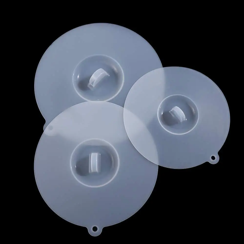 Universal White Fresh Keeping Lids Anti Dust Seal Lid Prevent  Flies Heat-resistant Cup Cover Cup Seals Bowl Cover Cup Lids