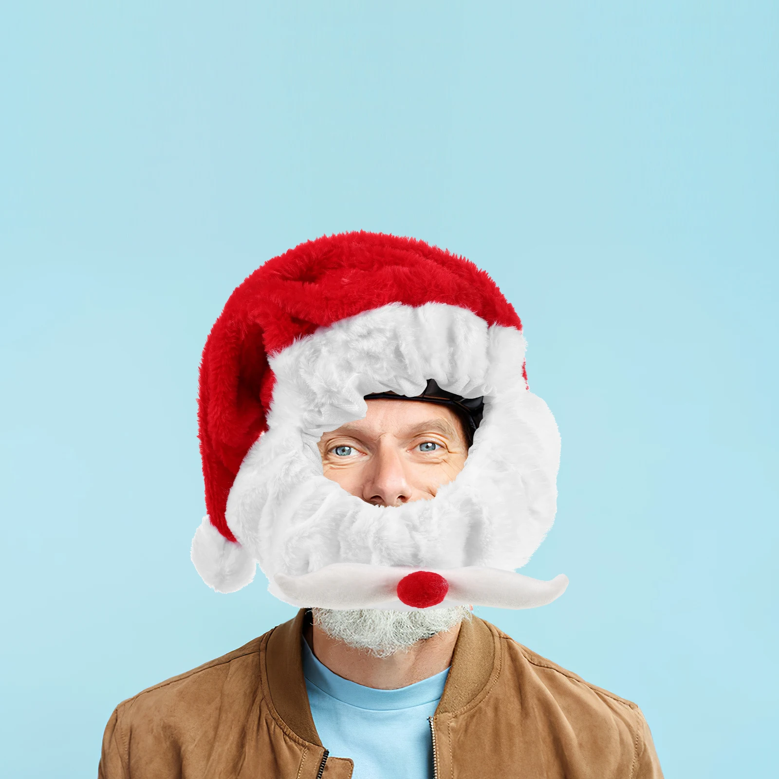 

Santa Hat Decorative Motor Cover Christmas Hats for Women Breathable Liner