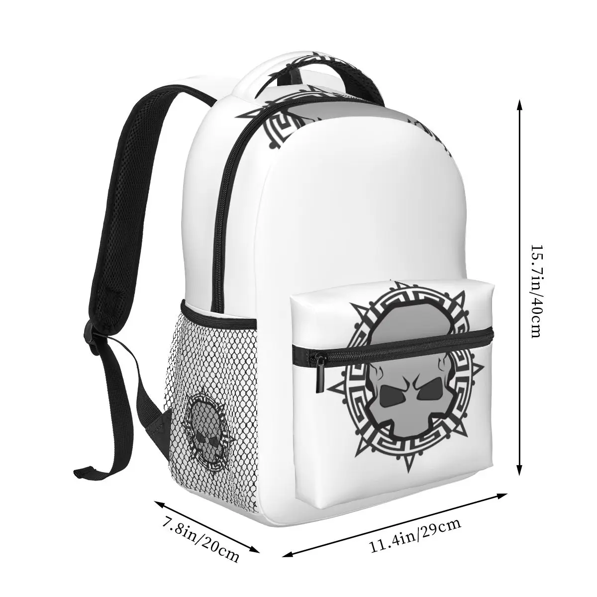 Aztec Skull Backpacks Boys Girls Bookbag Students School Bags Cartoon Kids Rucksack Shoulder Bag Large Capacity