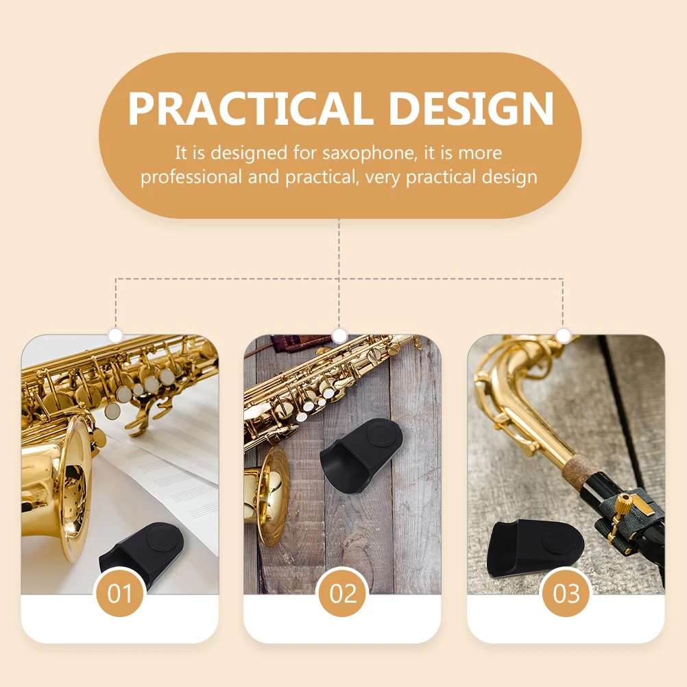 

2pcs Saxophone Mouthpiece Cover Rubber Protective Sleeve For Sax Clarinet Head Protection Music Instrument Accessory