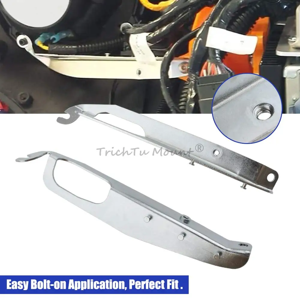 Motorcycle Batwing Inner Fairing Speaker Support Bracket Holder Clamp For Harley 1996-2013 Electra Glide FLHT/Street Glide FLHX