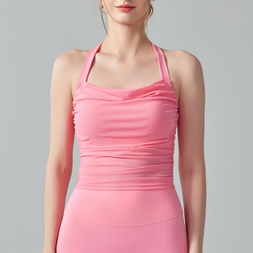 

MIML женский противоударный жилет для йоги без рукавов с накладкой на грудь с открытой спиной, спортивный бюстгальтер для похудения, нижнее белье без бретелек, майка