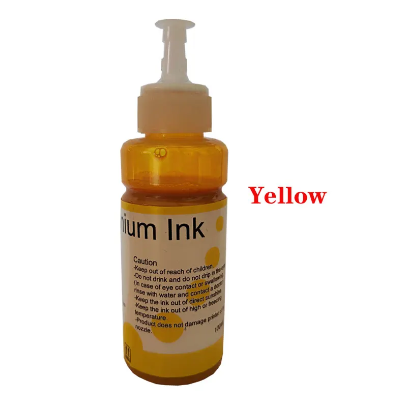 100ML หมึกสำหรับ Epson L800 L805 L1300 L1800 1390 1410 R270 R290เครื่องพิมพ์ความร้อนโอนเสื้อยืดแก้ว Mask