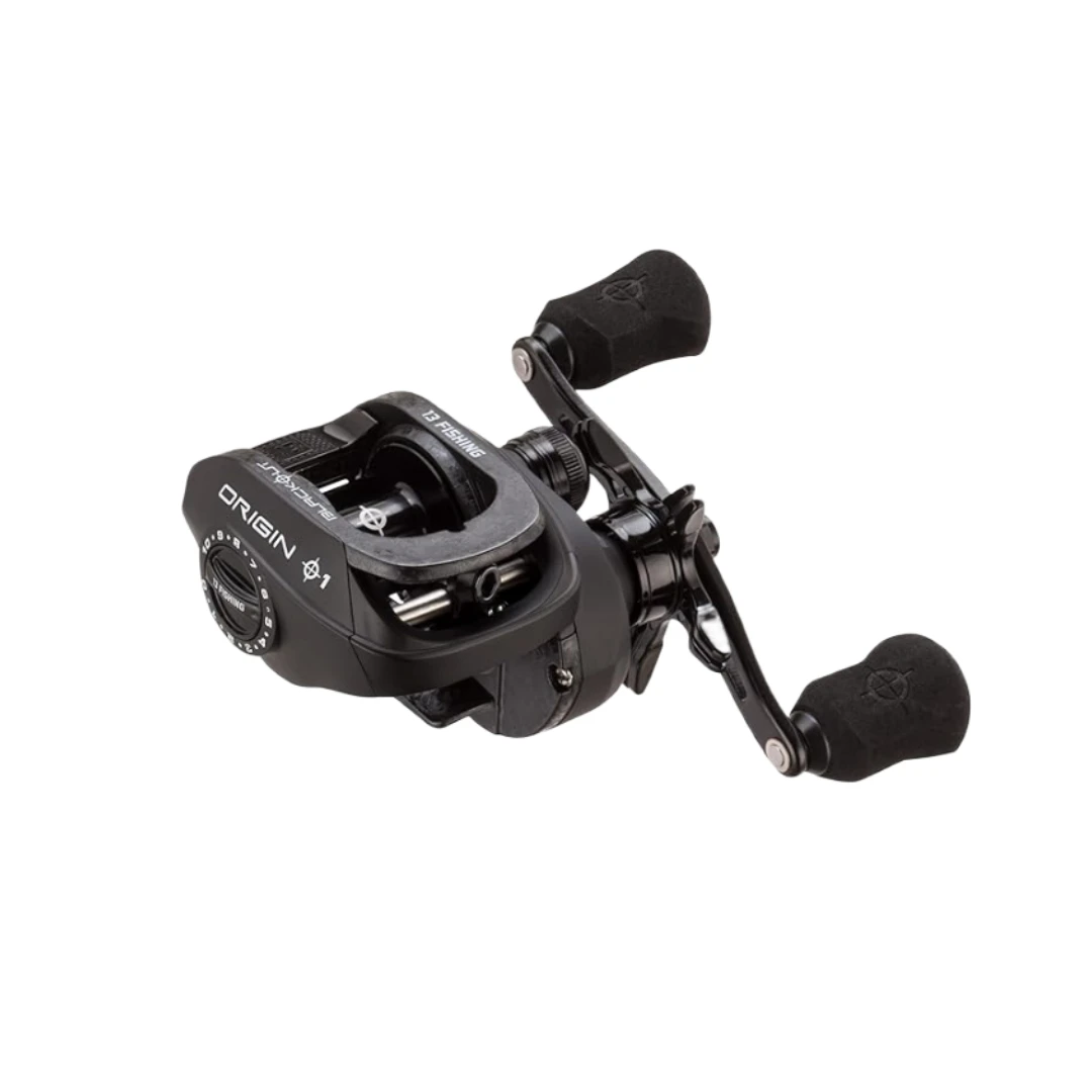 Imagem -02 - Fishing Baitcasting Reel Original Origin Baitcast Reels 7.3:1 Gear Ratio 13 Fishing Novo