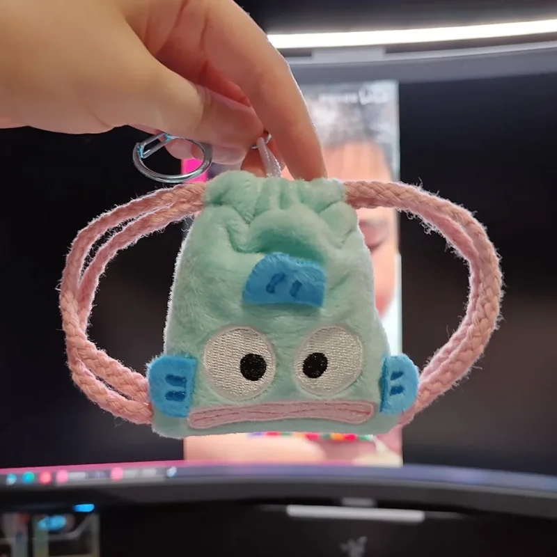 

Kawaii Hello Kitty Sanrio плюшевый кошелек милая серия на шнурке наушники плюшевая сумка рюкзак кулон подарок на праздник для девочки