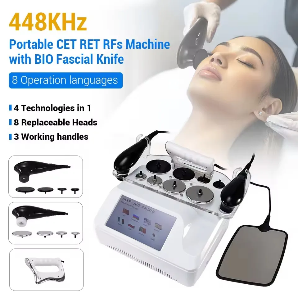 Wholesale price mini cet ret rf 448khz tecare therapy physiotherapy machine tecarterapia