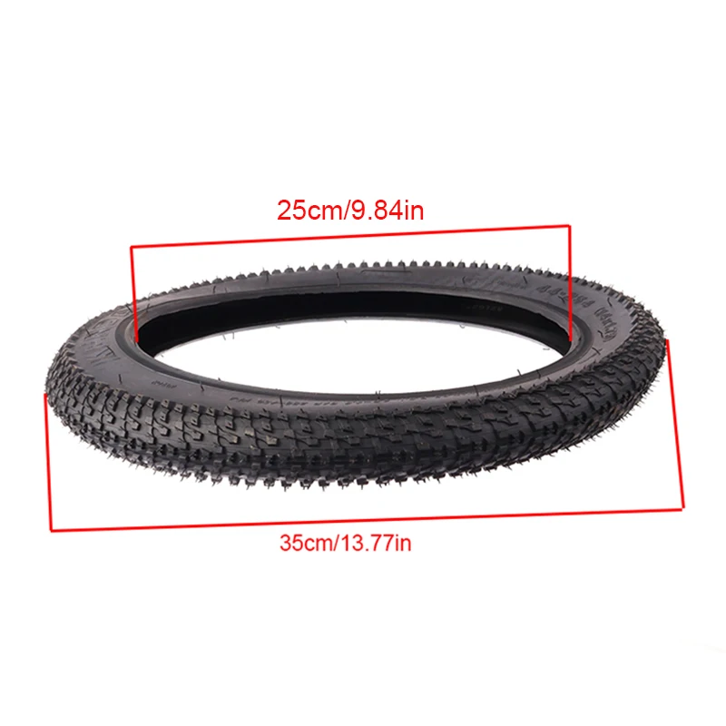 14X1.75 Wide Fat Tire Set (Outer + Inner) for E-bikes: Portable Soft-sided Design, Perfect for Snow, Beach & Off-road Use