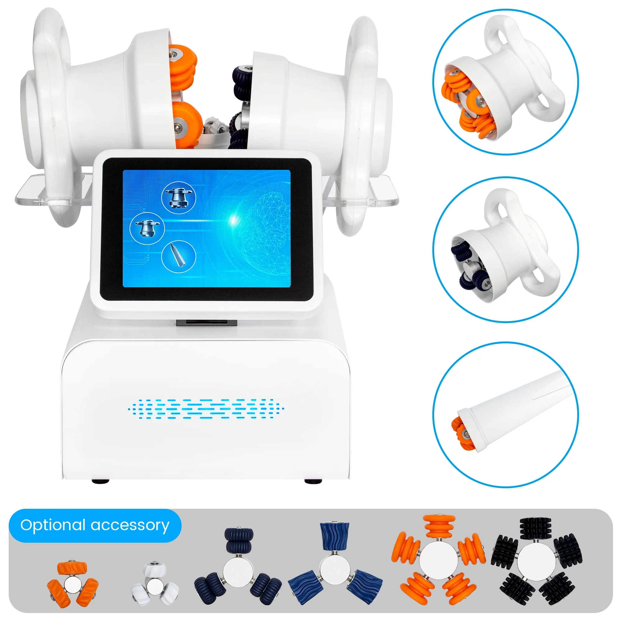 3 In 1 Cellulite Reduction 360 Degree Vibrating Massage Inner Roller Body Slimming Cellulite Reduce Butt Lifting Machine