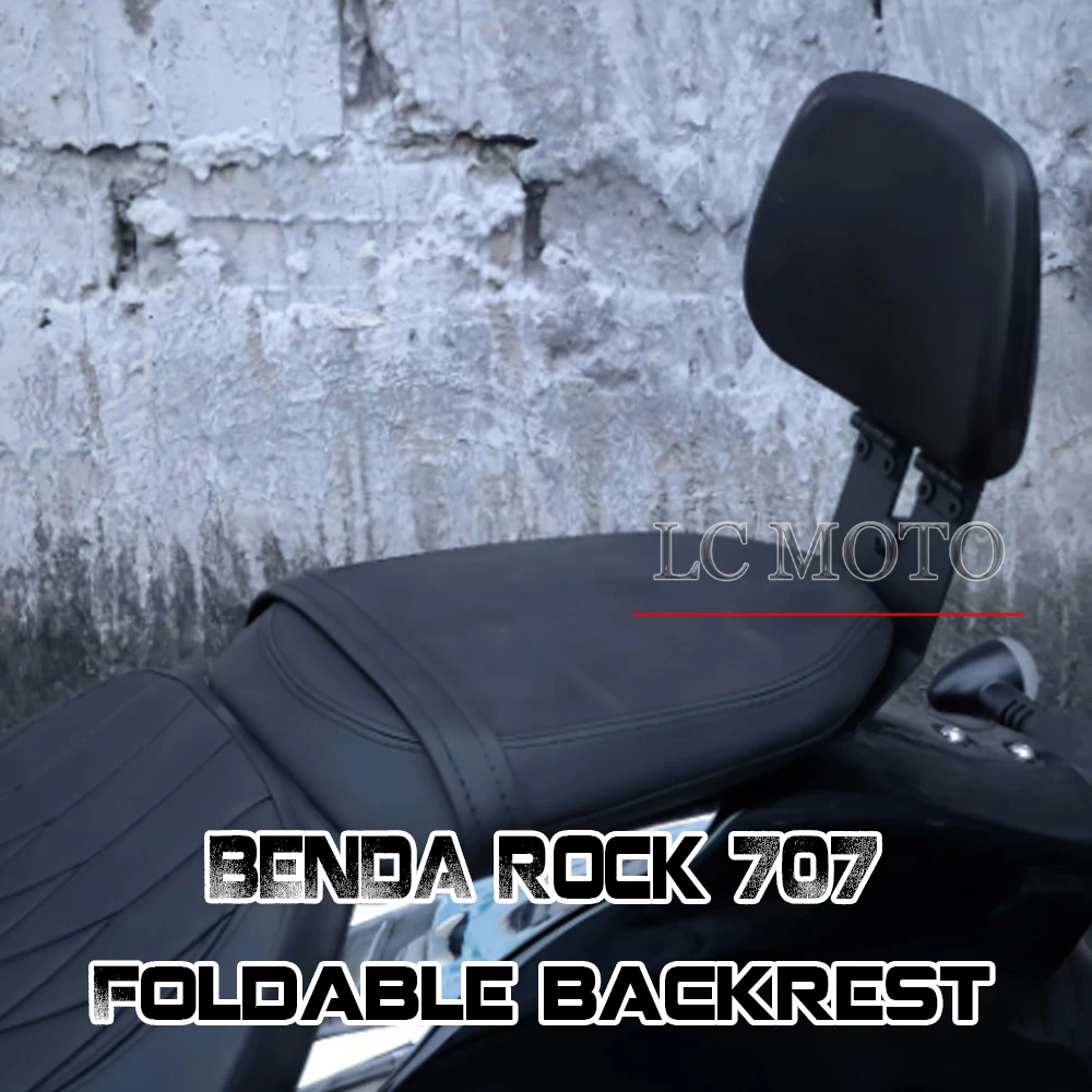 

For BENDA Rock 707 Rock707 Motorcycle Foldable Backrest Passenger Backrest Rear Backrest Modification Accessories