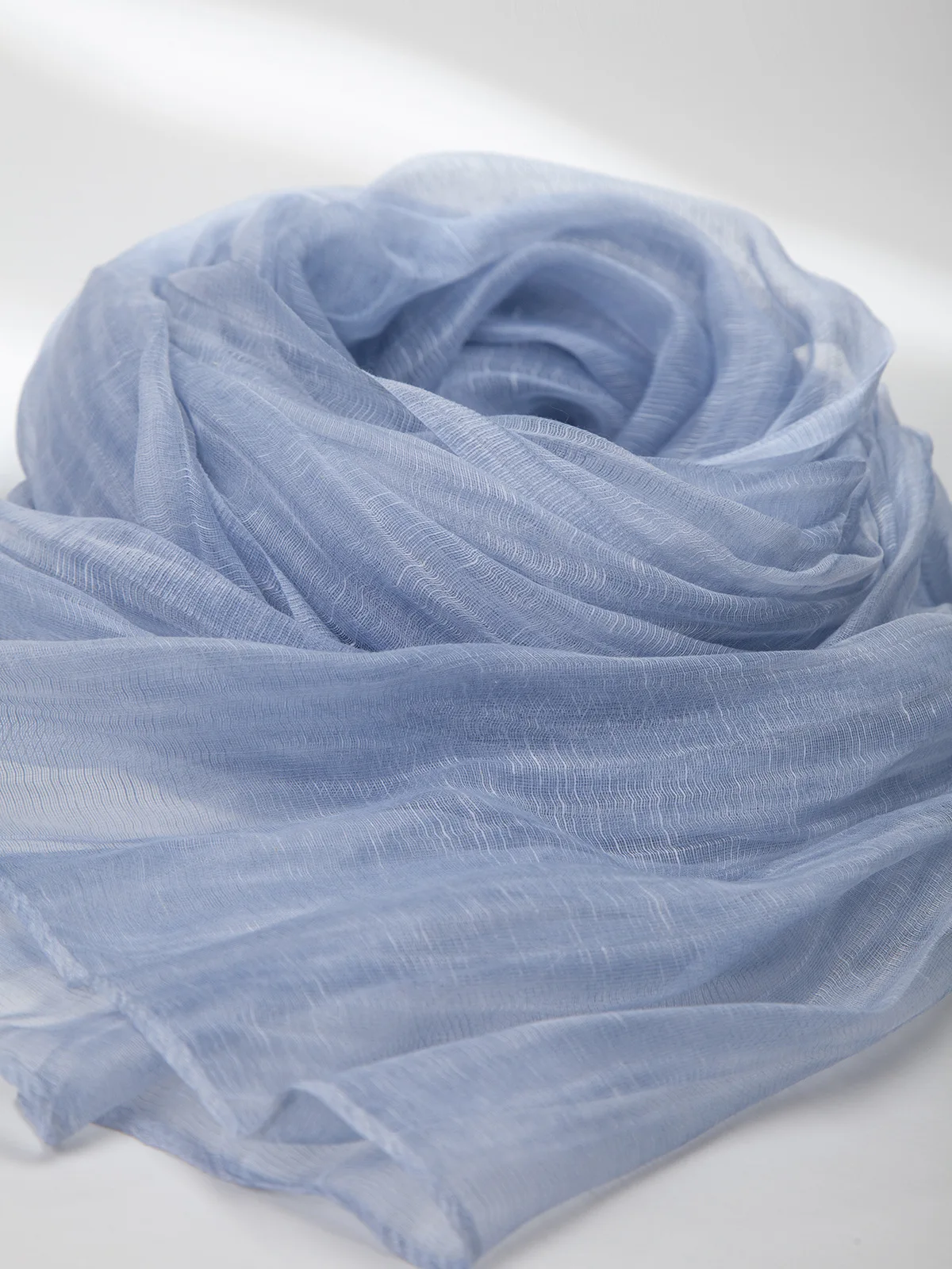 Damen-Organza-Schal, transparenter, durchsichtiger Gaze-Schal, leichter Sonnenschutz-Wickel, atmungsaktiv, modisch, für den Sommer und den Alltag – Detail 28