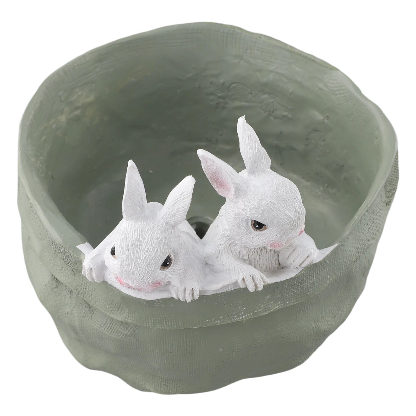 

Bunny Shaped Flower Pot Perfect for Cacti and Succulents A Delightful Addition to Any For indoor or Outdoor Space
