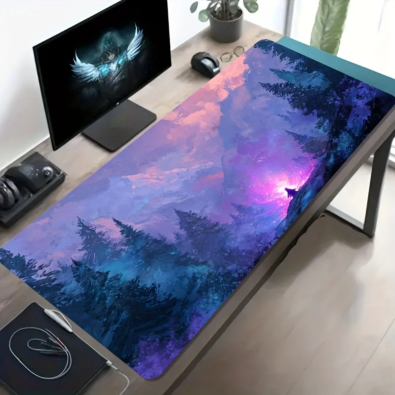 

Black Friday Deal Gaming Mouse Pad Desk Mat Cloth Surface Non Slip Rubber Base Large Pad for PC Laptop Keyboard